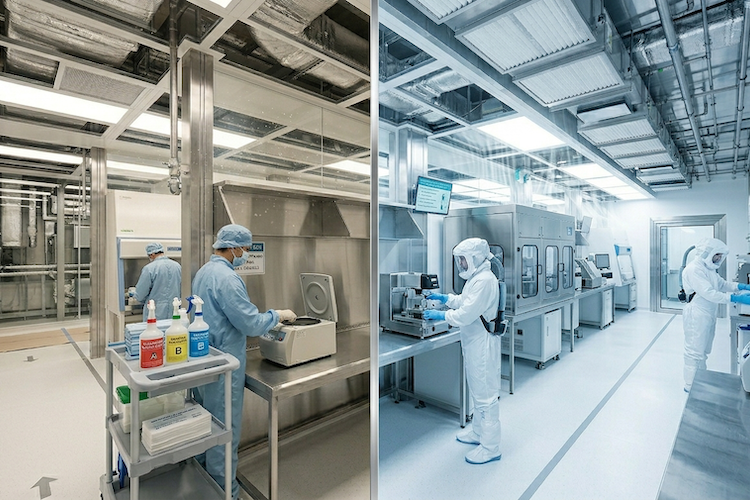 Diferencia entre sala blanca y sala limpia