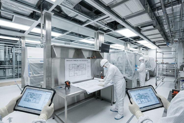 diseño y construcción de salas blancas