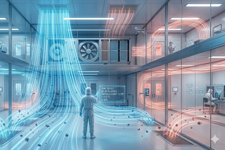 control de partículas y presión