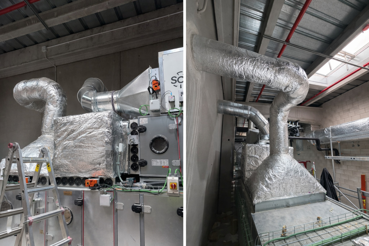 Salas blancas para fabricación de productos sanitarios